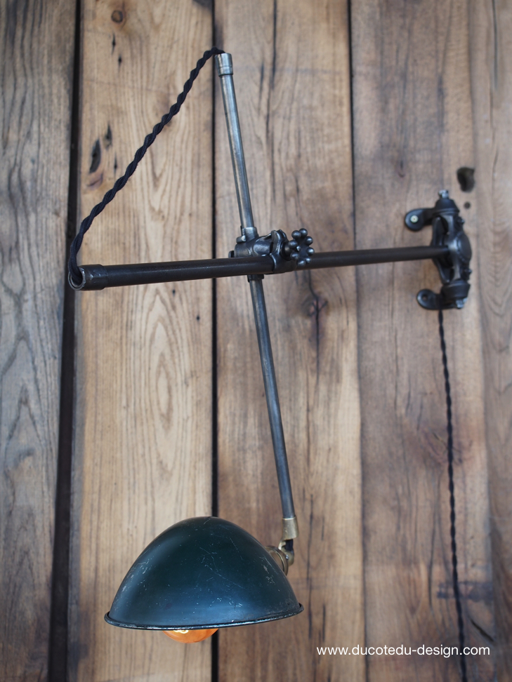 Rare Lampe OC White Industrielle fixation murale applique la lampe de reference a new york dans les loft – Image 2