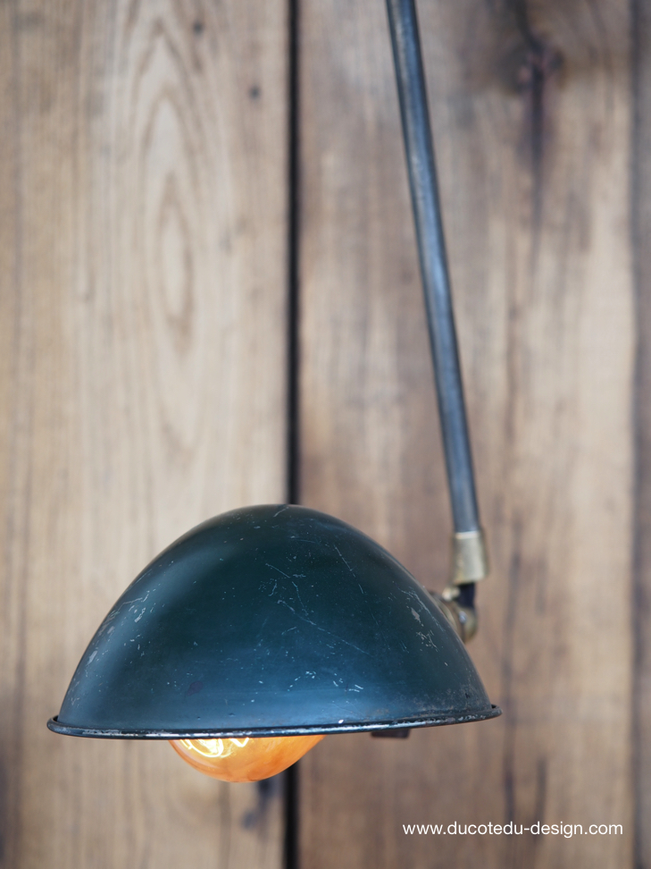 Rare Lampe OC White Industrielle fixation murale applique la lampe de reference a new york dans les loft – Image 17