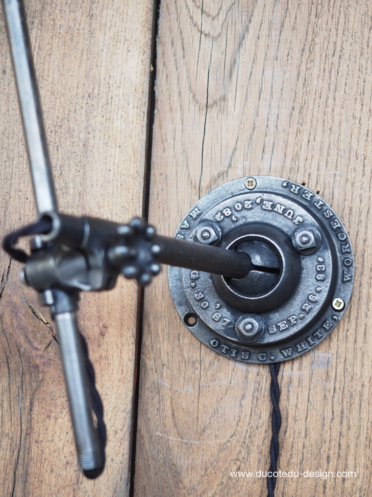 Rare Lampe OC White Industrielle fixation murale applique la lampe de reference a new york dans les loft – Image 19