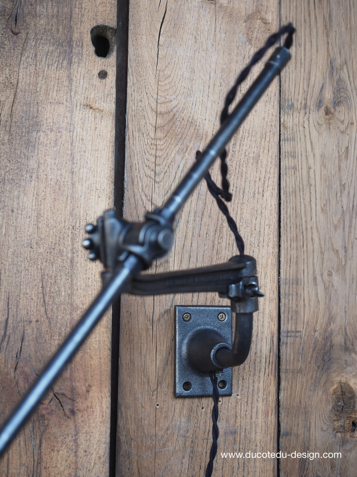 Rare Lampe OC White Industrielle fixation murale applique la lampe de reference a new york dans les loft – Image 10