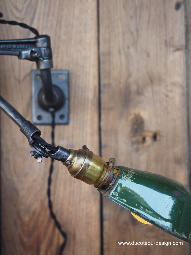 Rare Lampe OC White Industrielle fixation murale applique la lampe de reference a new york dans les loft – Image 16