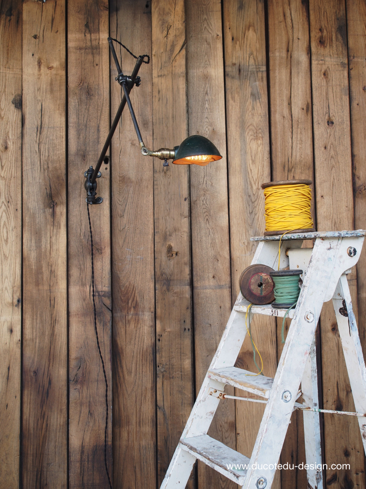 Rare Lampe OC White Industrielle fixation murale applique la lampe de reference a new york dans les loft – Image 19