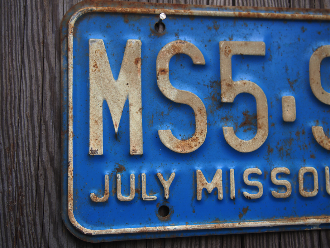 Ancienne plaque d'immatriculation americaine . Vintage USA – Image 4