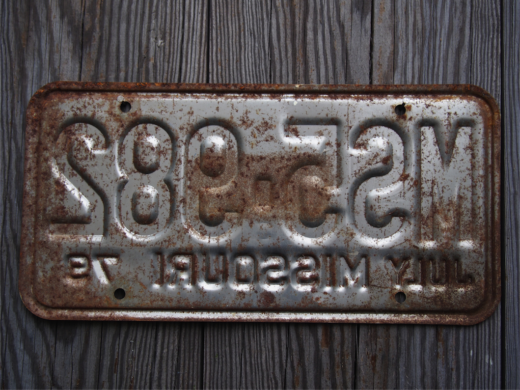 Ancienne plaque d'immatriculation americaine . Vintage USA – Image 6