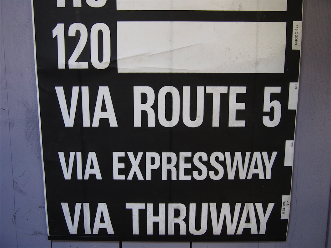 Tres grand kakemono destination bus USA – Image 5