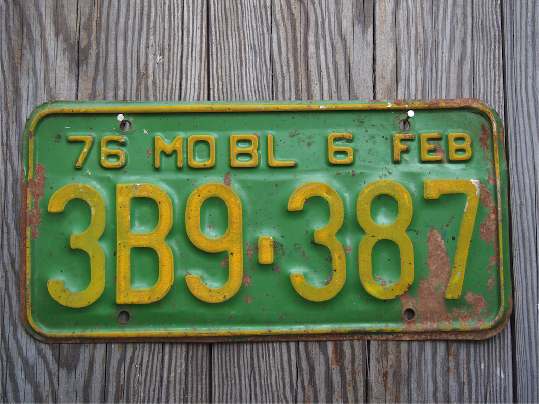 Ancienne plaque d'immatriculation americaine . Vintage USA – Image 2