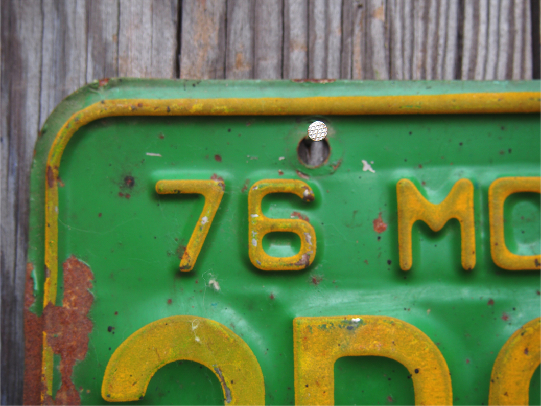 Ancienne plaque d'immatriculation americaine . Vintage USA – Image 5