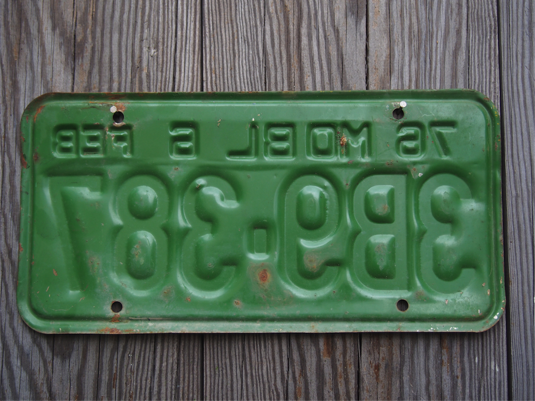 Ancienne plaque d'immatriculation americaine . Vintage USA – Image 6