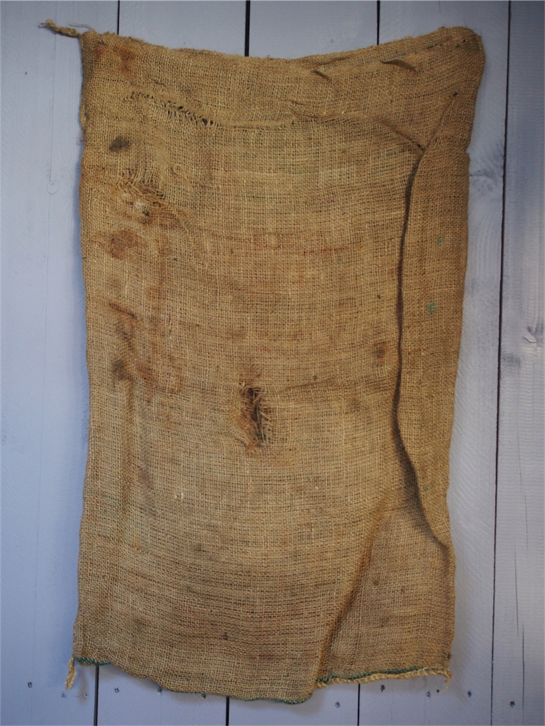 Ancien sac à pomme de terre americain, déco vintage USA – Image 5