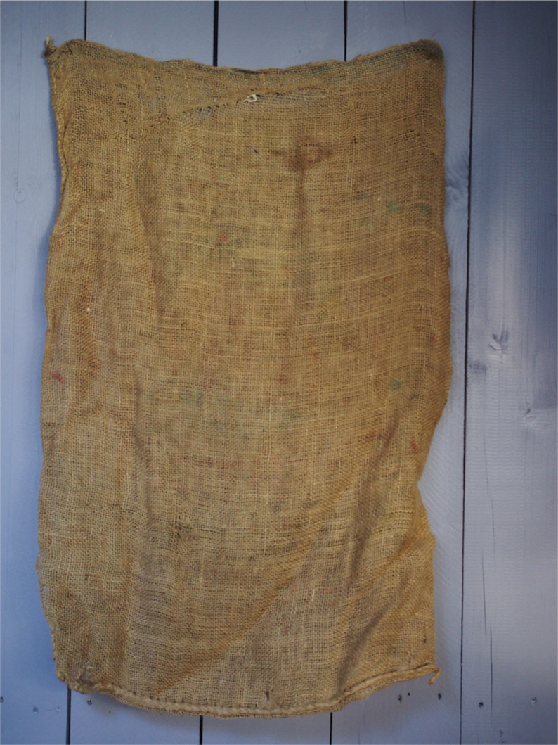 Ancien sac à pomme de terre americain, déco vintage USA – Image 5