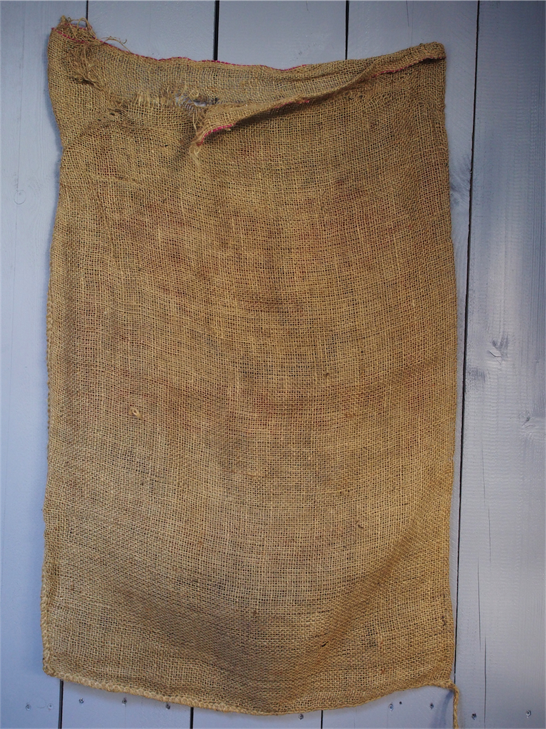 Ancien sac à pomme de terre americain, déco vintage USA – Image 5