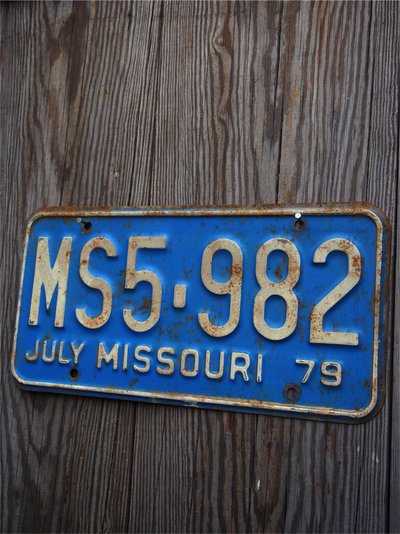 Ancienne plaque d'immatriculation americaine . Vintage USA – Image 5