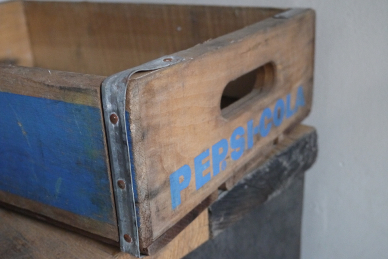 1 caisse bois brasserie café USA pepsi Cola – Image 7