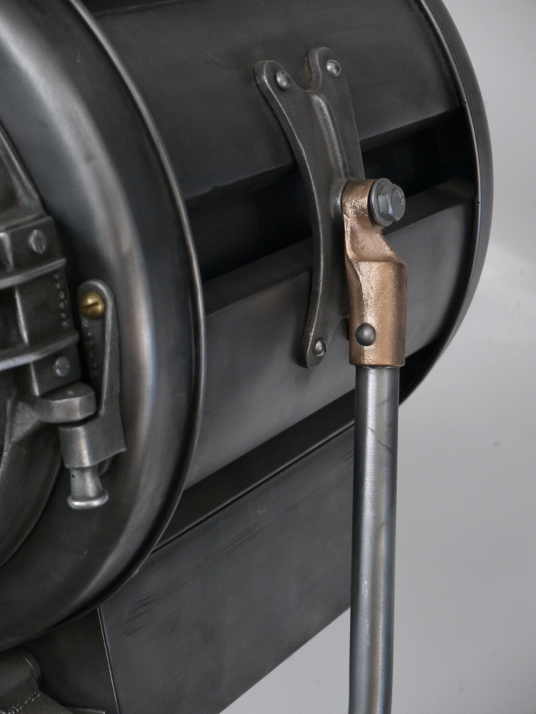 Ancien projecteur cinema hollywood Richardson 1950/60 pied cinema roulette – Image 9