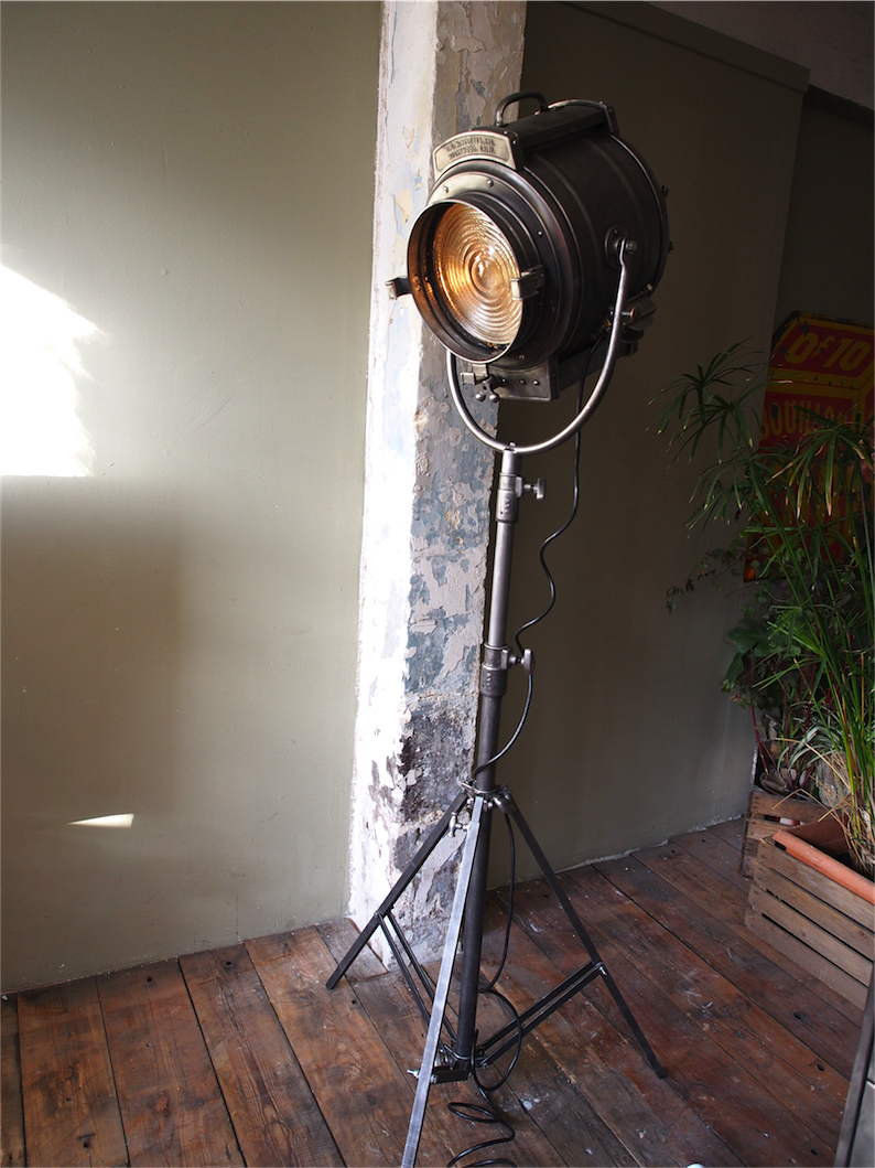 Rare projecteur cinema MCALISTER des studios Hollywood Californie pied tripod 1950 – Image 4