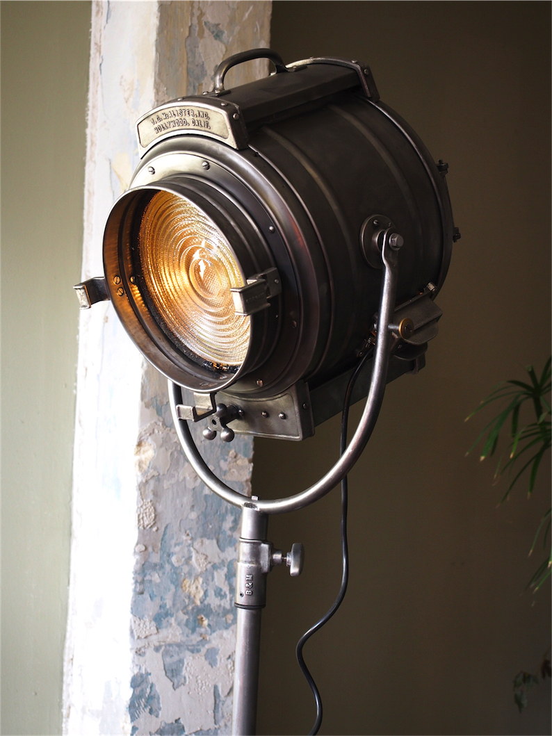 Rare projecteur cinema MCALISTER des studios Hollywood Californie pied tripod 1950 – Image 3