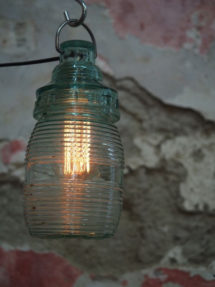 lampe baladeuse industrielle suspension 100% verre – Image 5