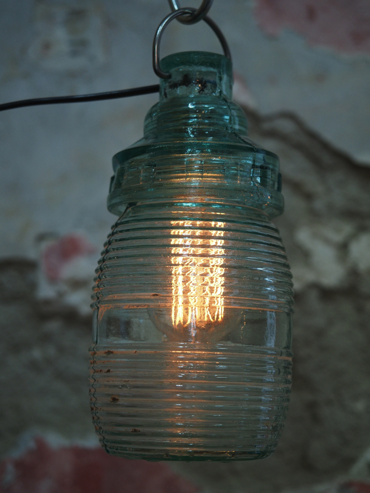 lampe baladeuse industrielle suspension 100% verre – Image 4