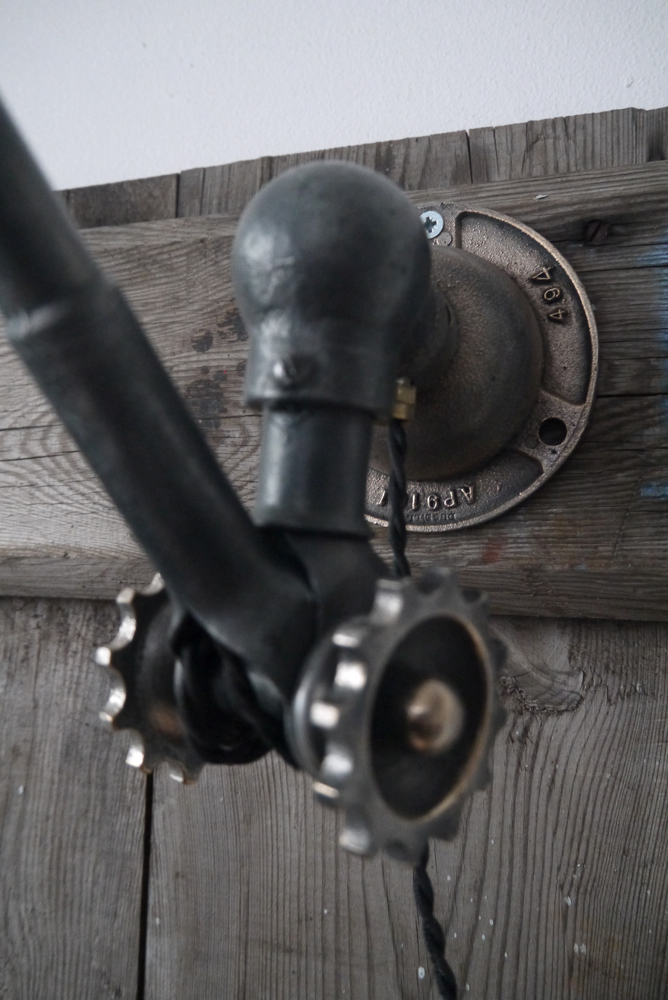 Ancienne lampe applique industrielle DUGDILL – Image 9