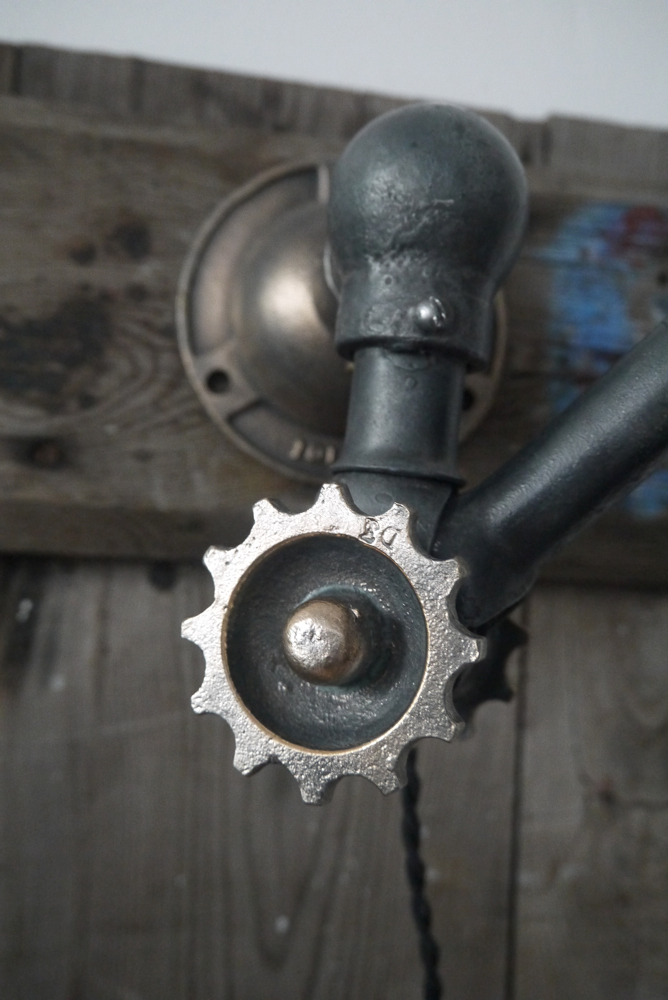 Ancienne lampe applique industrielle DUGDILL – Image 13