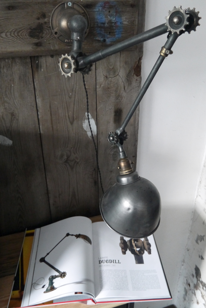 Ancienne lampe applique industrielle DUGDILL – Image 15