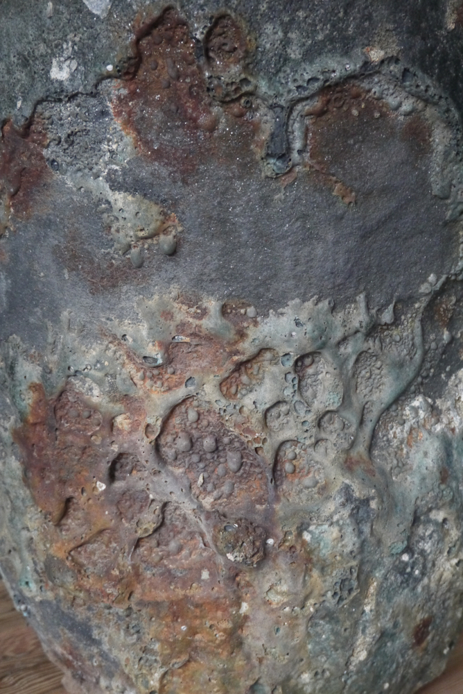 Ancien grand creuset de fonderie industrielle, ideal cache pot – Image 7