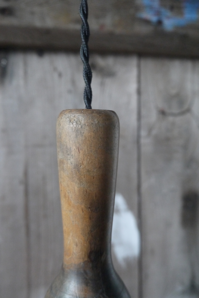 unique baladeuse de garage art populaire bois massif – Image 10