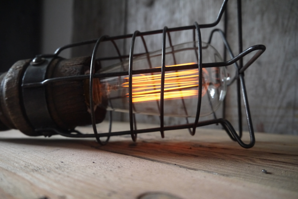 unique baladeuse de garage art populaire bois massif – Image 12