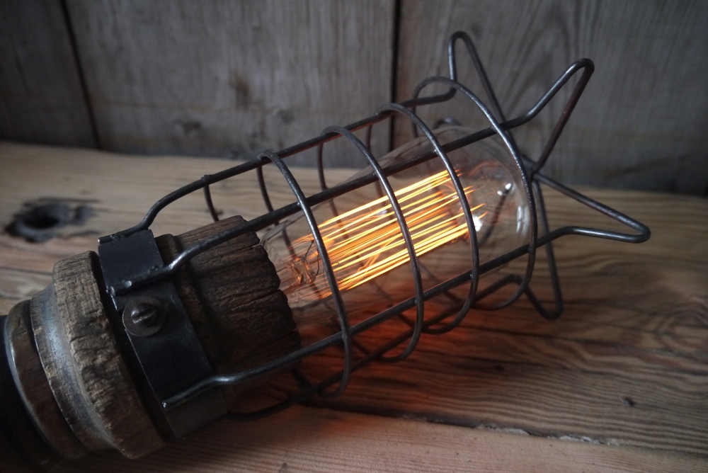 unique baladeuse de garage art populaire bois massif – Image 13