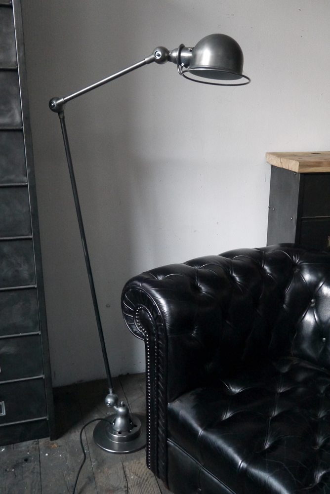 Lampe liseuse Jielde 2 bras polie graphite – Image 2