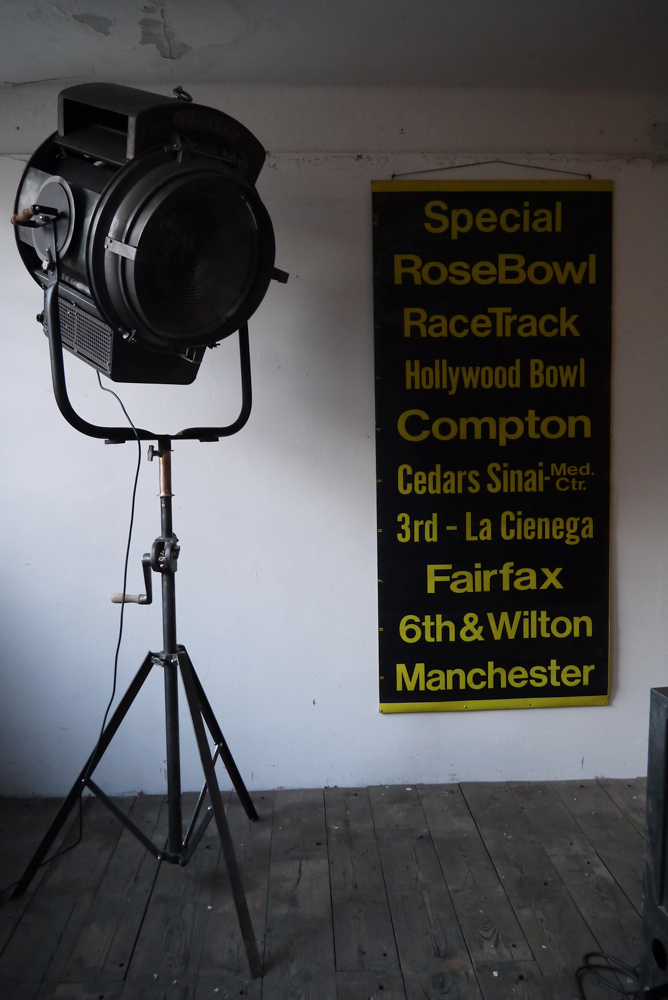 top deco ! tres grand kakemono destination bus USA ligne floride annees 60/70 – Image 10