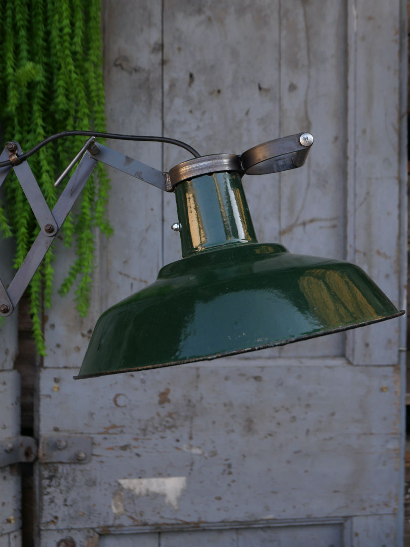 applique lampe accordéon industrielle Russe verte – Image 4