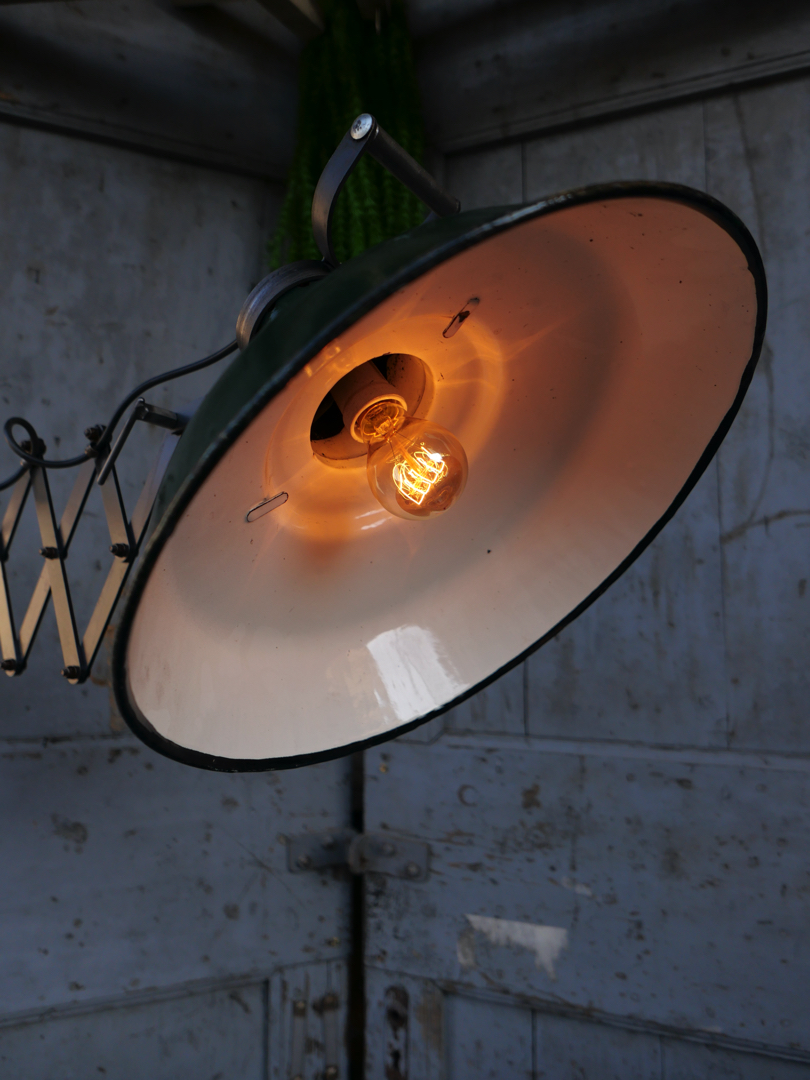 applique lampe accordéon industrielle Russe verte – Image 12