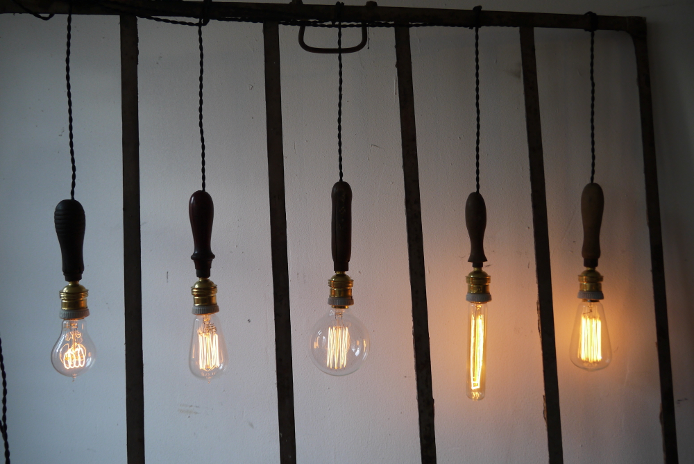 Ferrowatt ampoule edition 1910 N filament de carbonne facon Thomas Edison neuve – Image 7