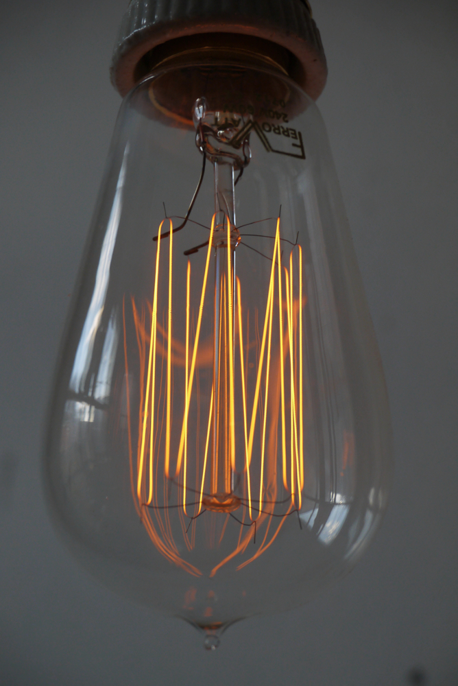 Ferrowatt ampoule edition 1910 N filament de carbonne facon Thomas Edison neuve – Image 9