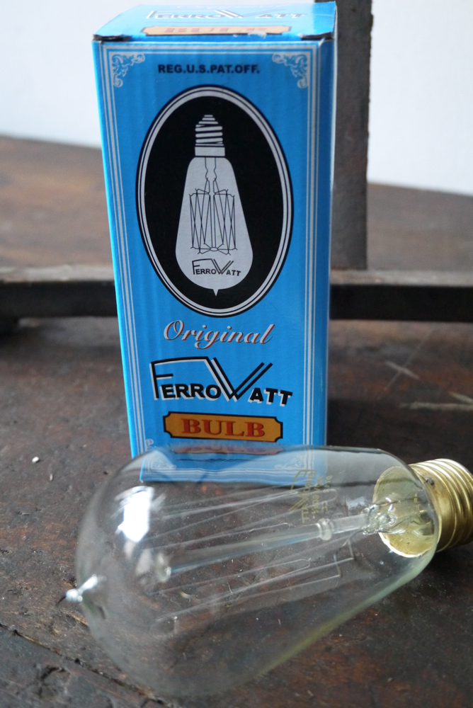 Ferrowatt ampoule edition 1910 N filament de carbonne facon Thomas Edison neuve – Image 2