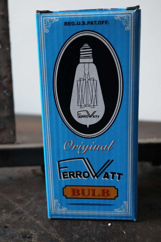 Ferrowatt ampoule edition 1910 N filament de carbonne facon Thomas Edison neuve – Image 11