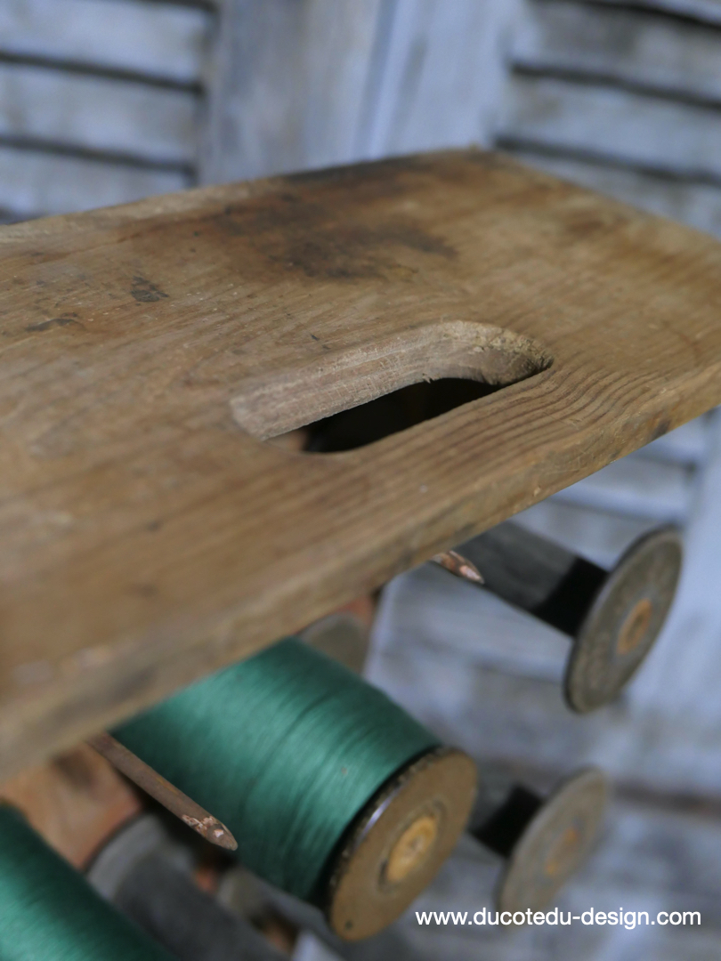 meuble metier en bois casier porte bobine / r4 – Image 8