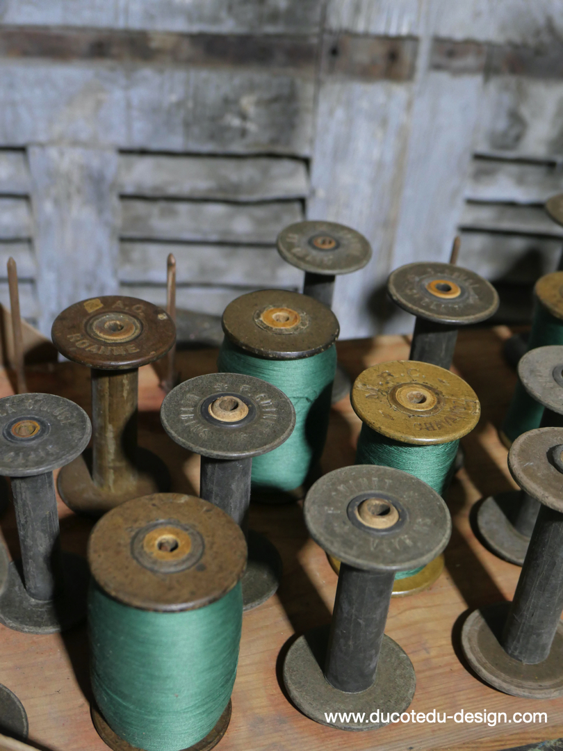 meuble metier en bois casier porte bobine / r4 – Image 6