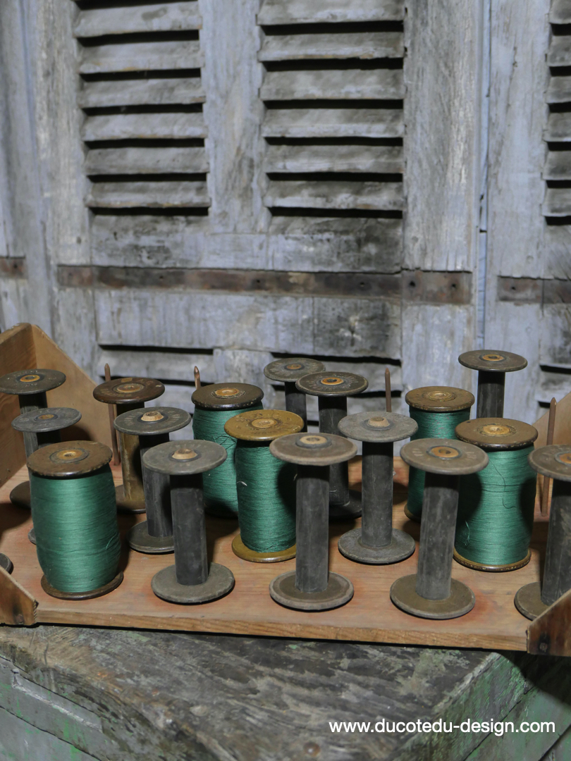 meuble metier en bois casier porte bobine / r4 – Image 5