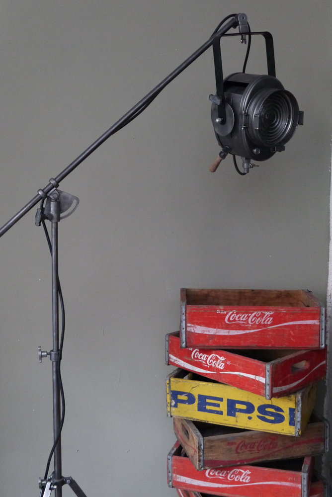 Projecteur de cinema Cremer Paris rare pied girafe entierement d'origine – Image 16