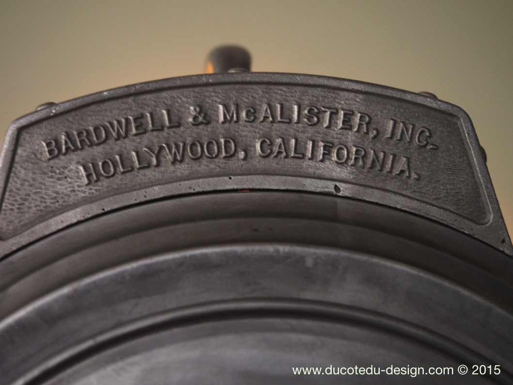 projecteur cinema MCALISTER des studios Hollywood Californie pied tripod – Image 13