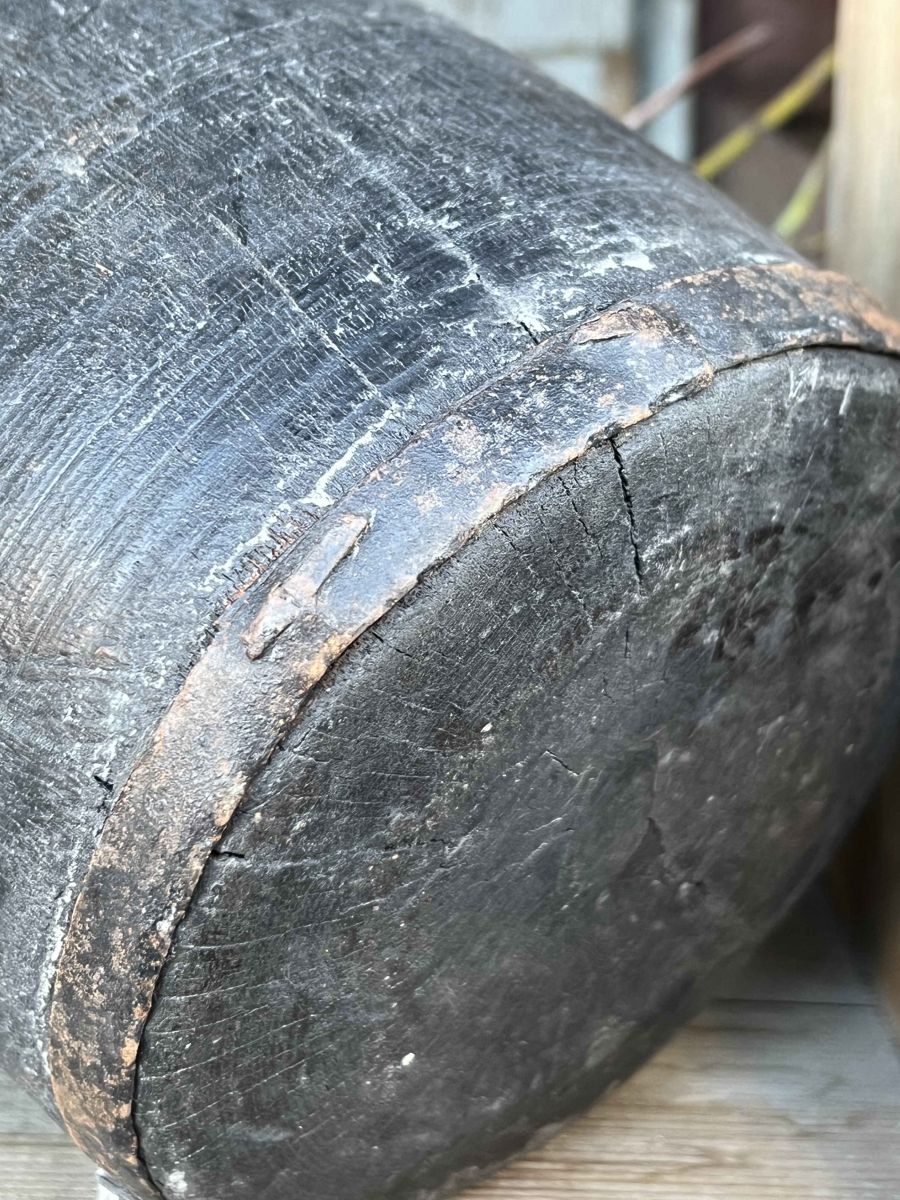 Pot traditionnel en bois du Népal – Image 7