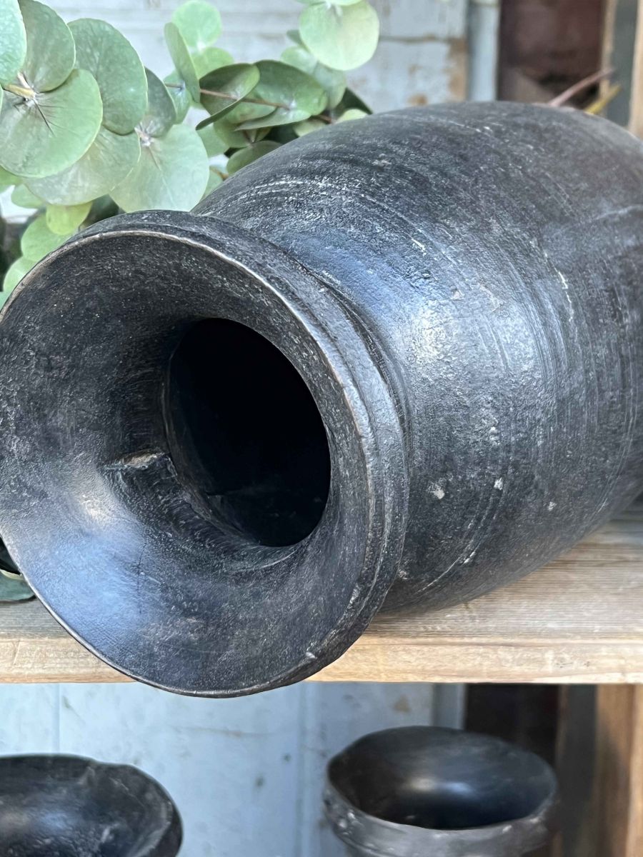 Pot traditionnel en bois du Népal – Image 8