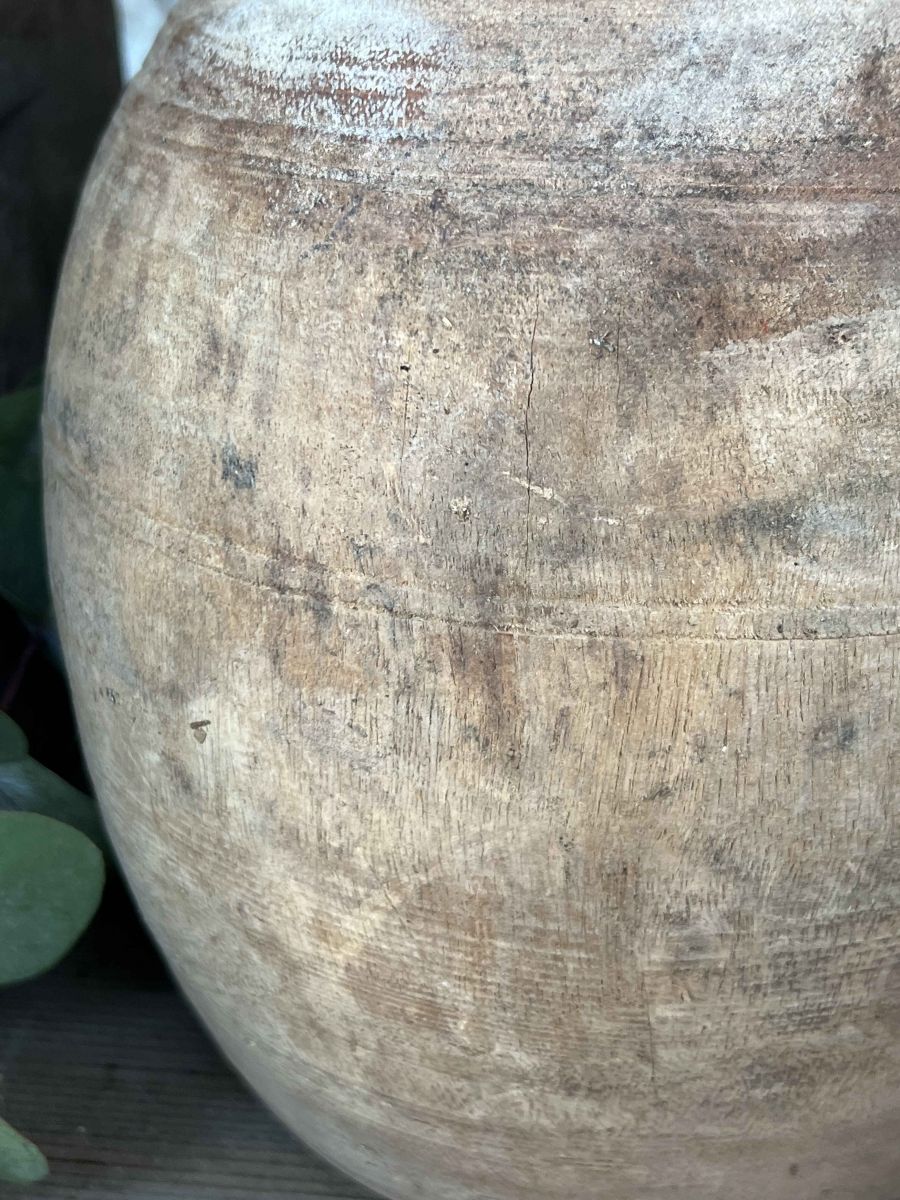 Pot traditionnel en bois du Népal – Image 6