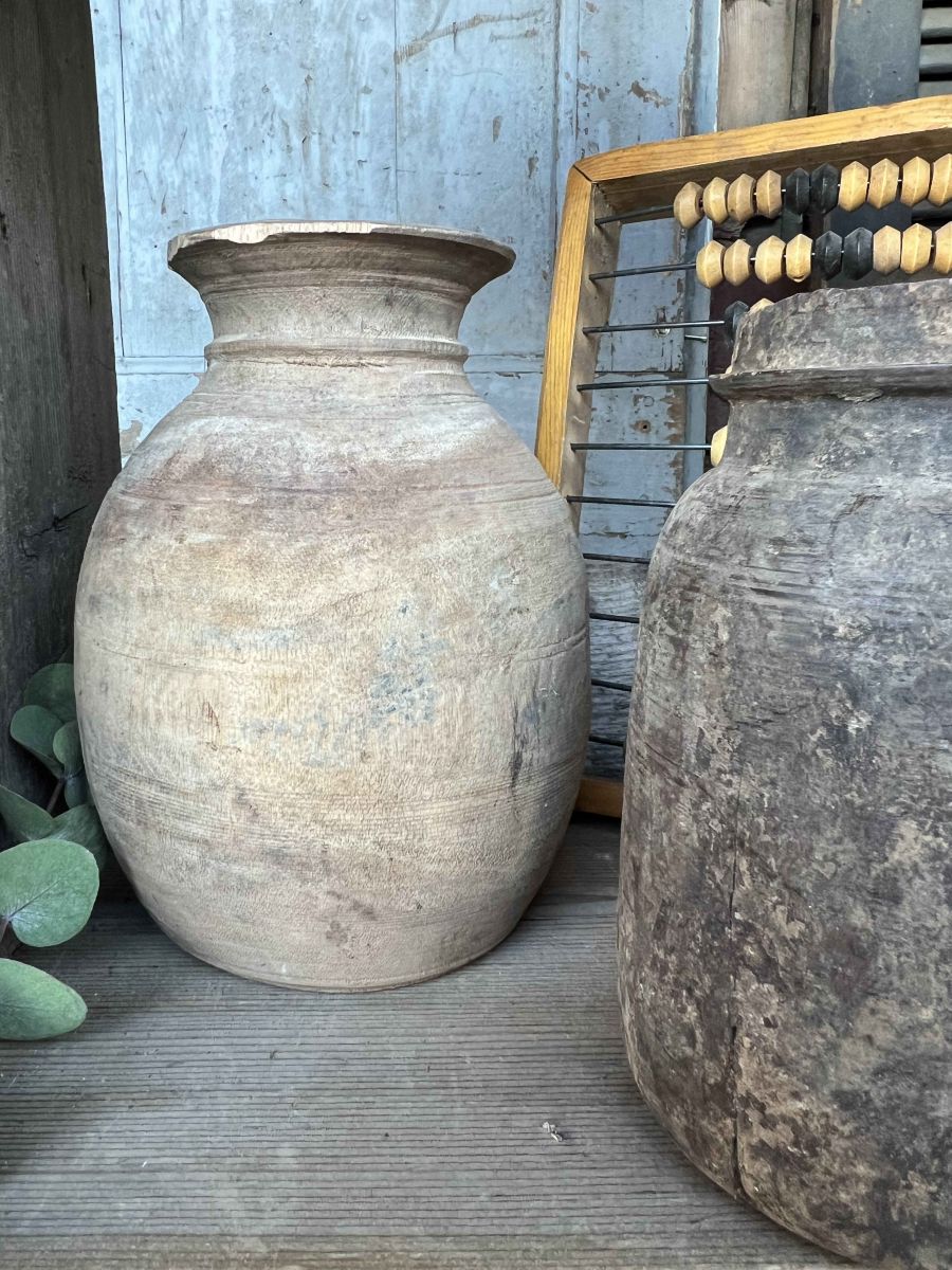 Pot traditionnel en bois du Népal – Image 8