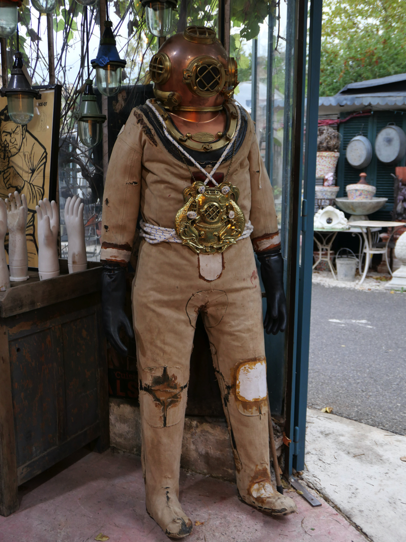 scaphandrier mannequin taille reelle de cinema dans son jus – Image 2