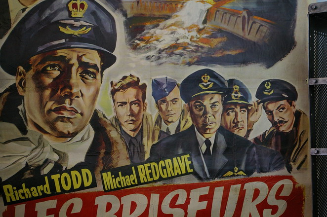 ancienne grande affiche de cinema les briseurs de barrage années 50/60 – Image 5