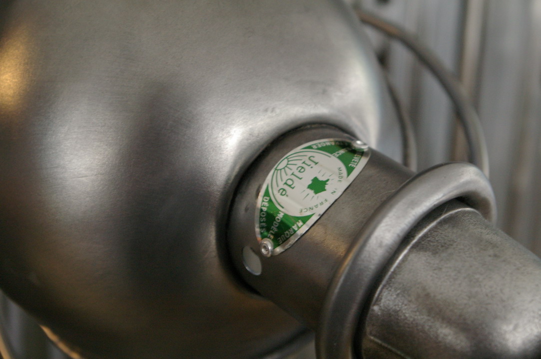 Lampe d atelier industrielle Jielde 5 bras polie graphite – Image 9