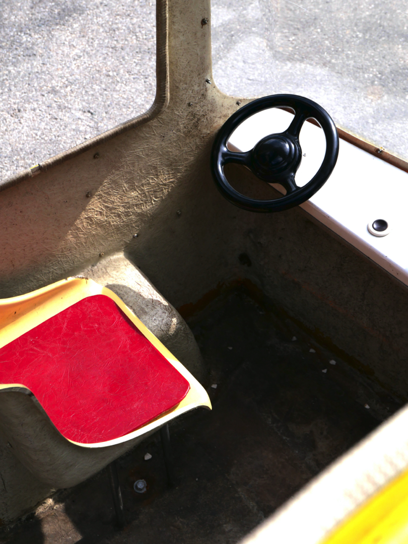 Sujet de manège avion fusée de fête foraine année 1970 – Image 8